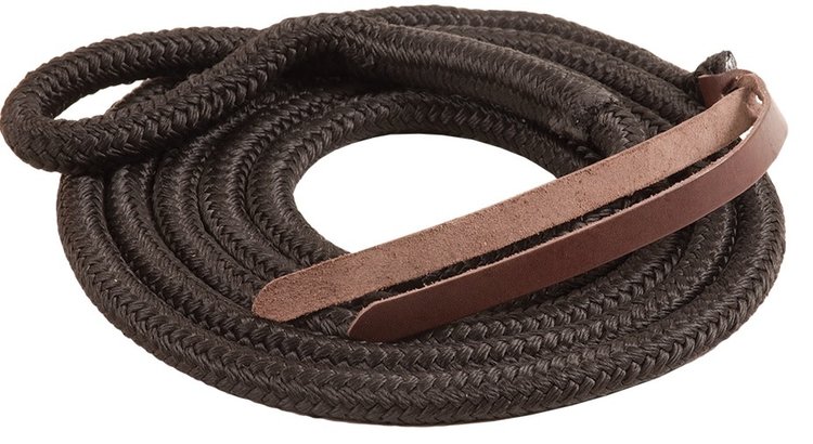 Mustang 9' Eye Slide Lead Rope Black