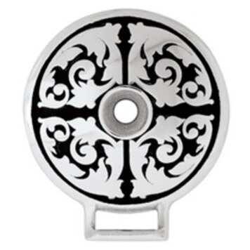 Jeremiah Watt Floral Artwork Screw Down Concho 1.75