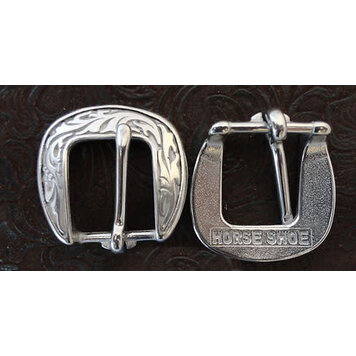 Weaver Leather JW Floral Buckle Oval - 3/4