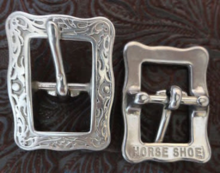 Weaver Leather JW Floral Buckle Square - 5/8