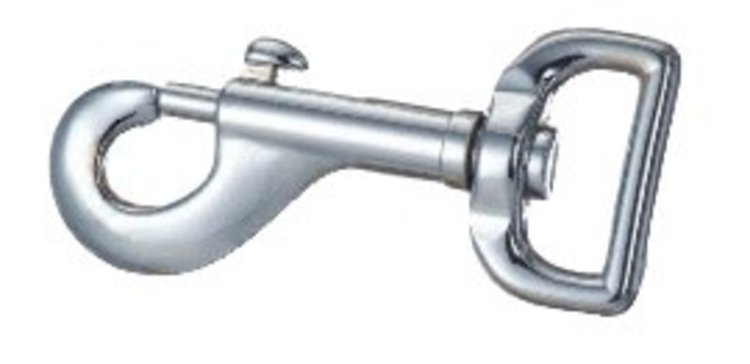 Western Rawhide Chrome Plated Zinc Bolt Snap 3/4" x 3