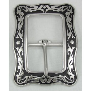 Weaver Leather JW Fll Bkl Sq - 5/8"- Black Bckg