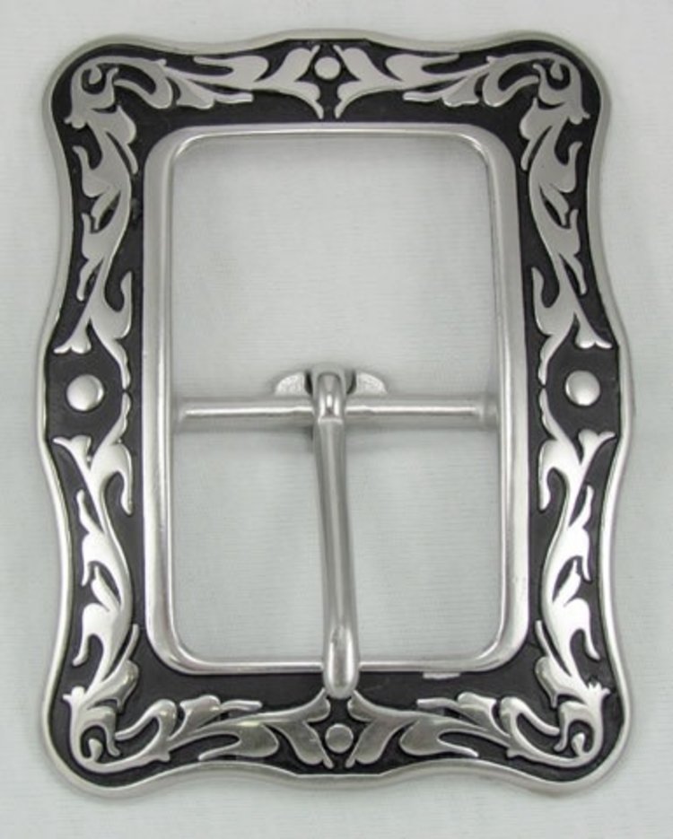 Weaver Leather JW Fll Bkl Sq - 5/8"- Black Bckg