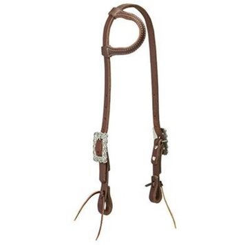 Weaver Leather Golden Chestnut Sliding Ear Working Cowboy Headstall