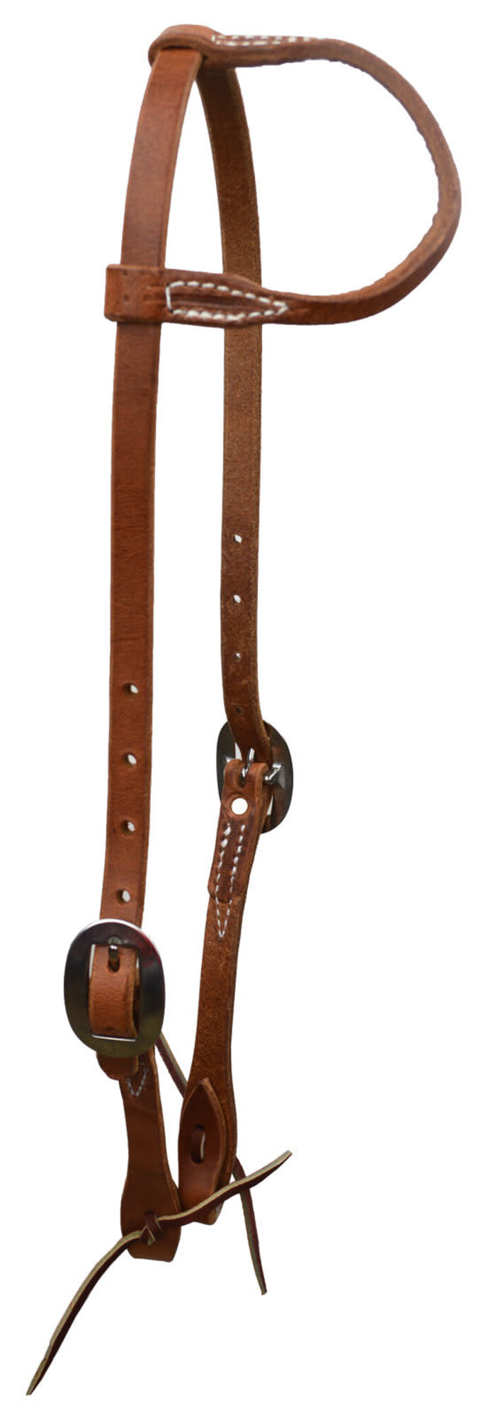 Berlin Custom Leather Hermann Oak Rolled Ear Headstall