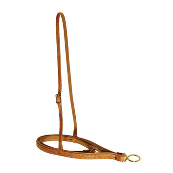 Berlin Custom Leather Roper Noseband with Caveson