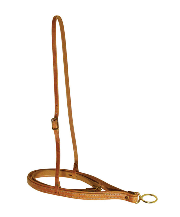 Berlin Custom Leather Roper Noseband with Caveson