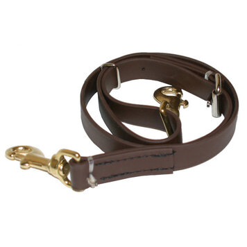 Berlin Custom Leather Biothane Tie Down Brown 1