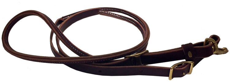 Berlin Custom Leather Round Centre Latigo Reins