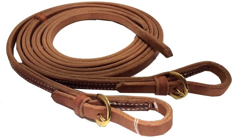 Berlin Custom Leather 5/8" x 8' Quick Change Split Reins