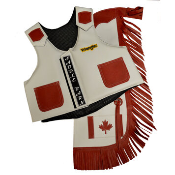 Saddle Barn Kids Rodeo Vest & Chap Combo
