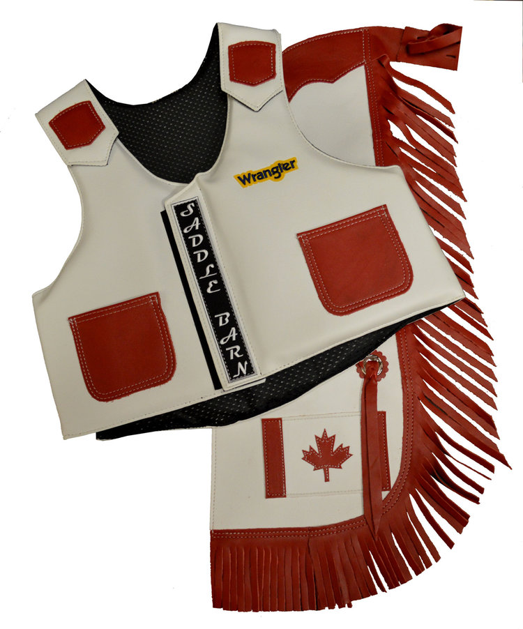 Saddle Barn Kids Rodeo Vest & Chap Combo