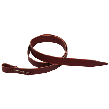 Berlin Custom Leather Latigo Saddle Tie w/half holes