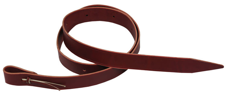 Berlin Custom Leather Latigo Saddle Tie w/half holes