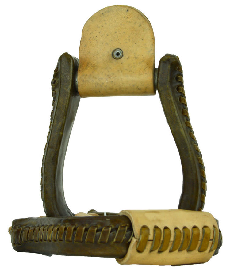 Chino Tack Youth Rawhide Flat 2" Stirrup