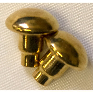 Cowboy Tack Solid Brass Spur Buttons
