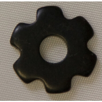 Metalab Black Satin 6 Point Rowels