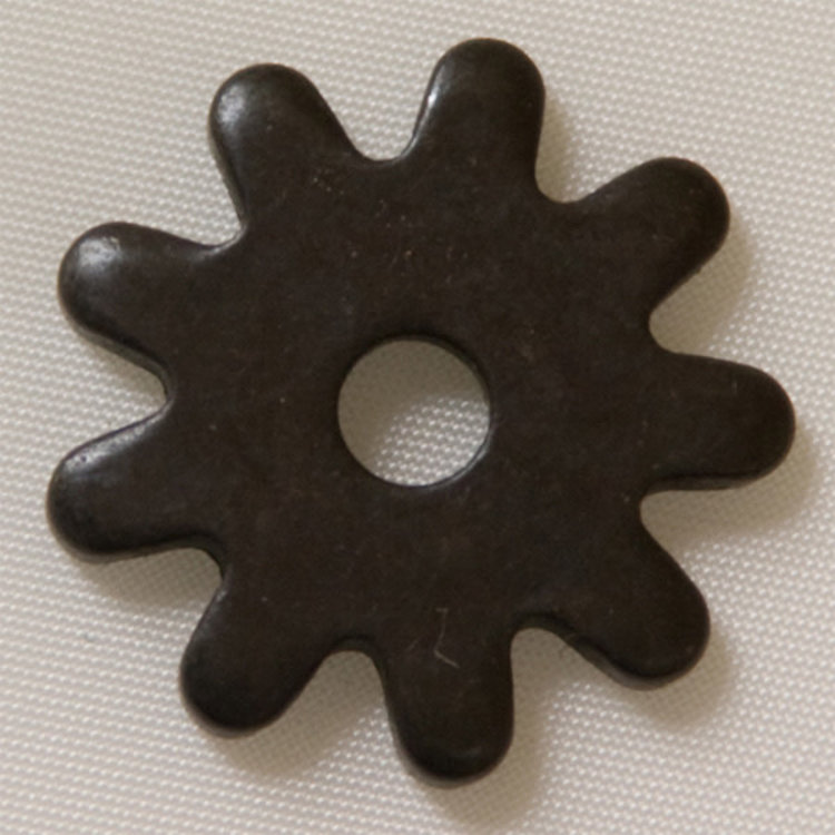 Cowboy Tack Black Satin 9 Point Rowels