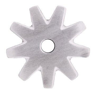 Cowboy Tack SS Brushed 9 Point Rowel
