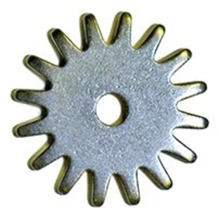 Cowboy Tack Brushed Rock Grinder 16 Point Rowels