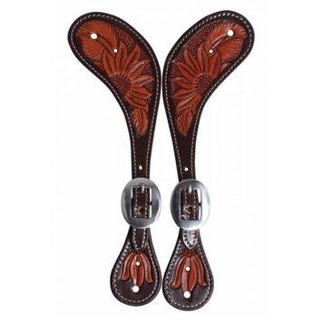 Professional's Choice Ladies Sunflower Muleshoe Spur Straps