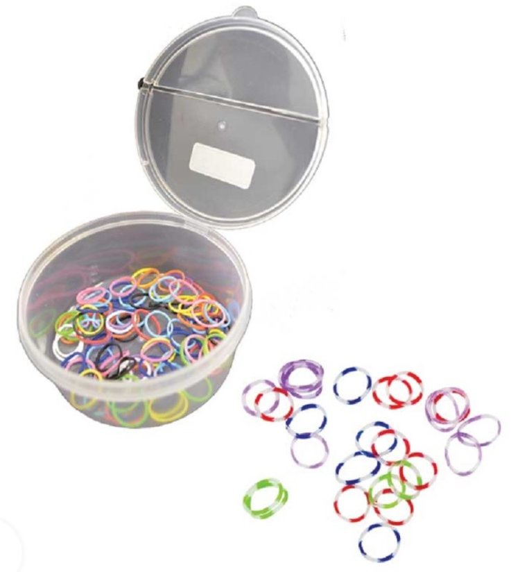 Braiding Bands Solid Rainbow