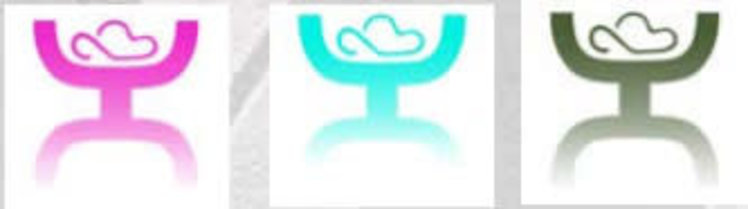 HOOey Hooey Large Ombre Stickers Assorted