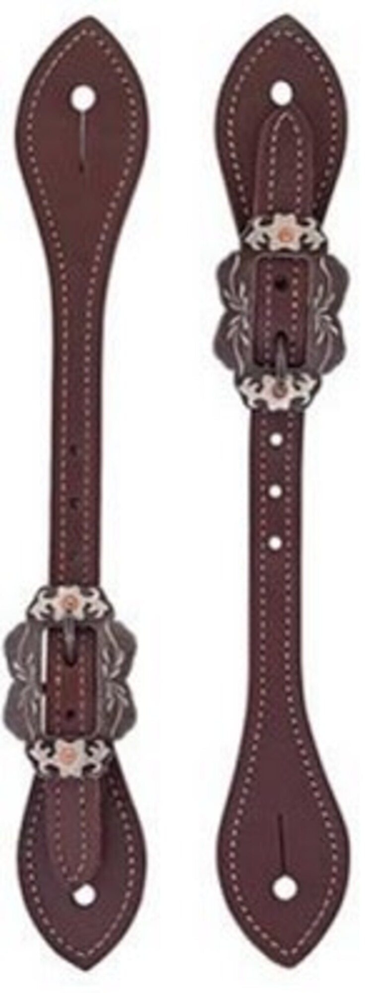 Weaver Leather Mens Oiled Harness Leather Spur Straps