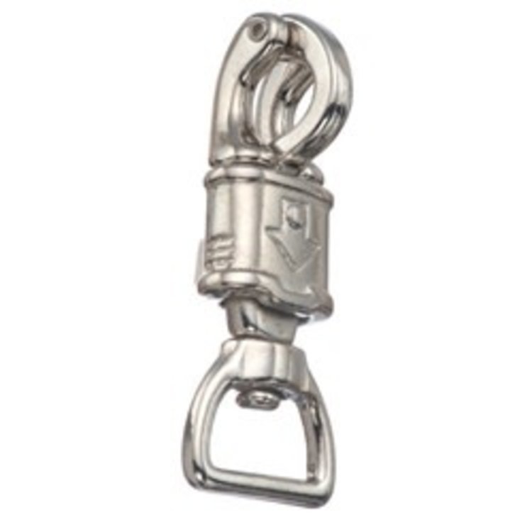 Western Rawhide Nickel Plated Panic Snap 1" Eye