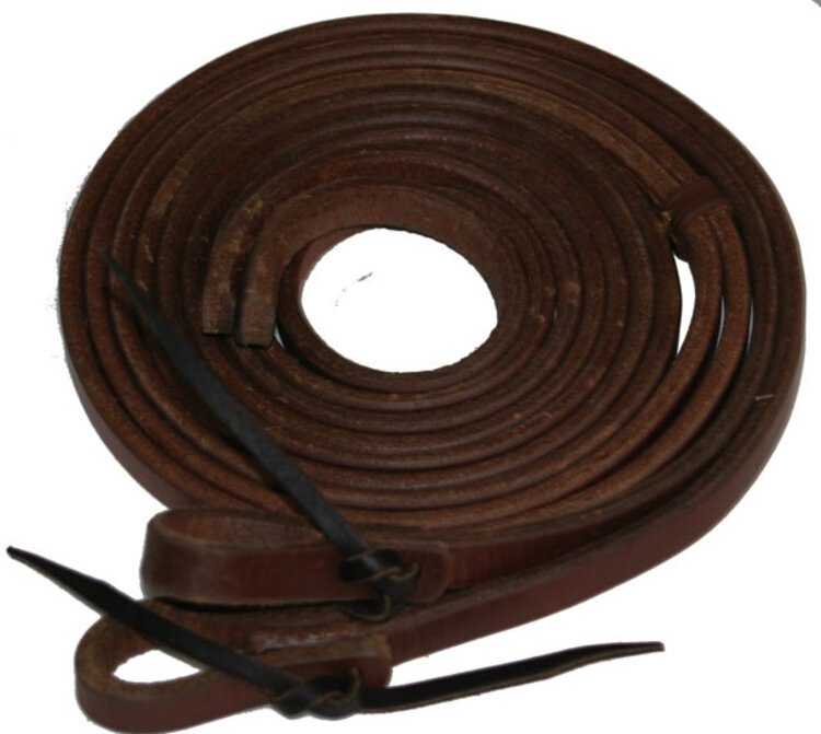 Berlin Custom Leather Horseman 5/8" Split Rein - Extra Heavy
