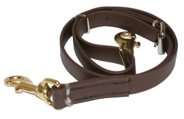Berlin Custom Leather Biothane Tie Down Brown 1