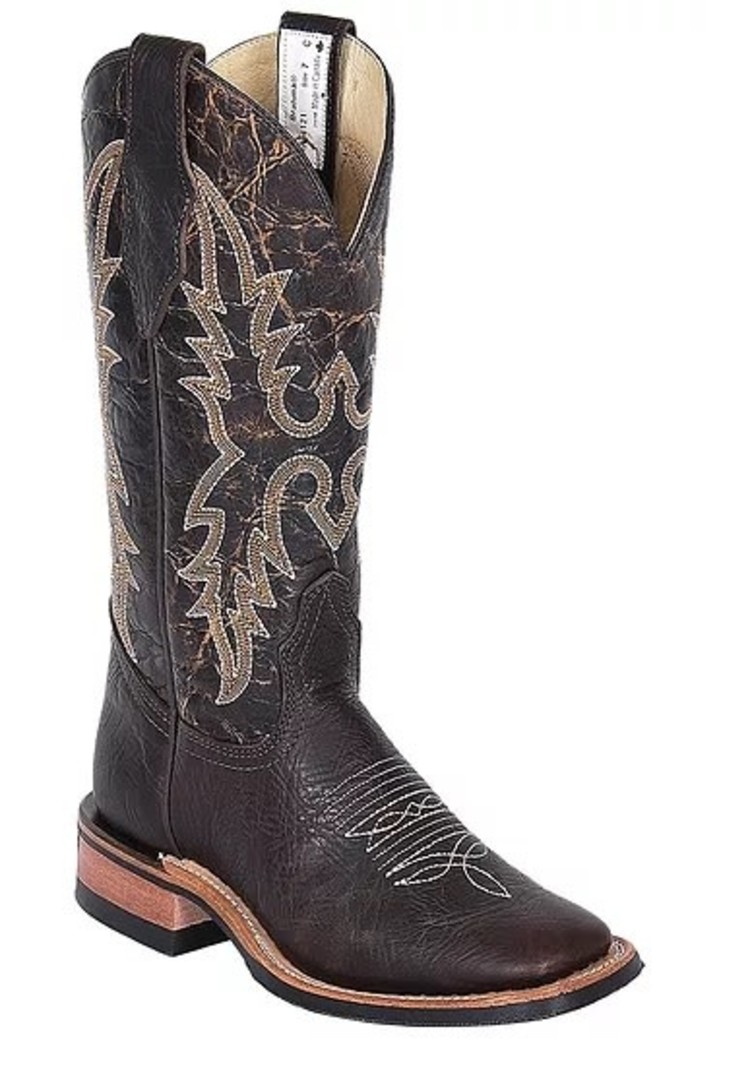 Brahma Ladies Brown Bullhide Roper Boot