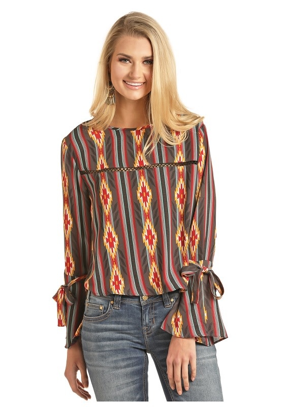aztec blouse
