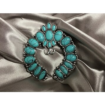 Squash Blossom Brooch Pin