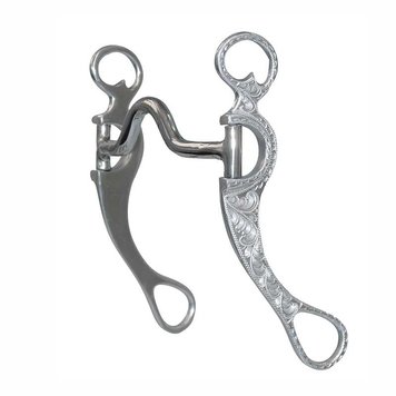 Light Weight Alum Engraved Medium Port Bit