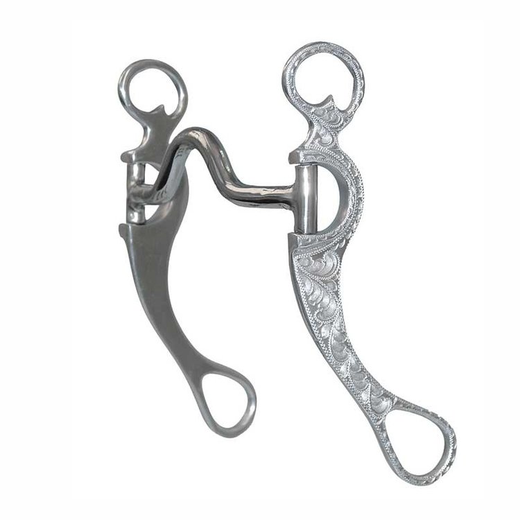 Light Weight Alum Engraved Medium Port Bit