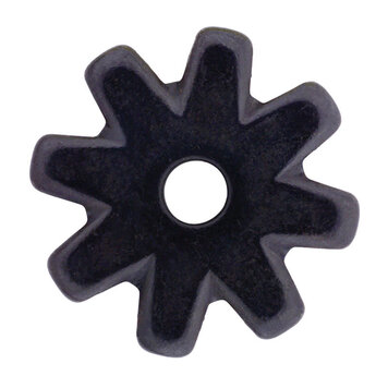 Cowboy Tack Black Satin 8 Point Rowels