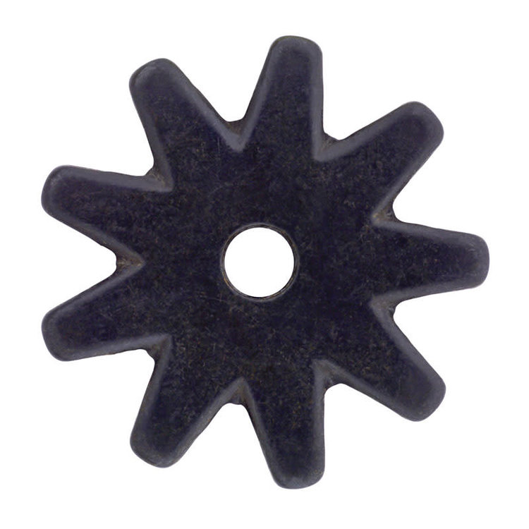 Cowboy Tack Black Satin 9 Point Rowels