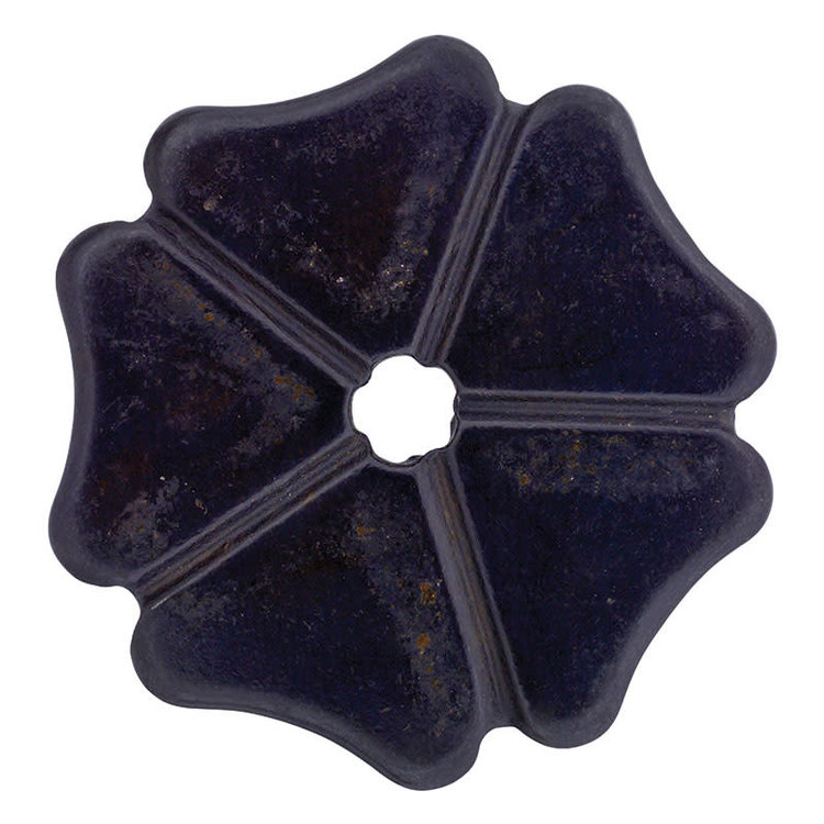 Cowboy Tack Black Satin Cloverleaf Rowels