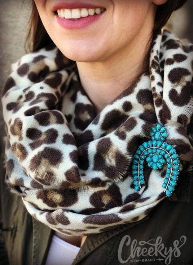 Squash Blossom Brooch Pin