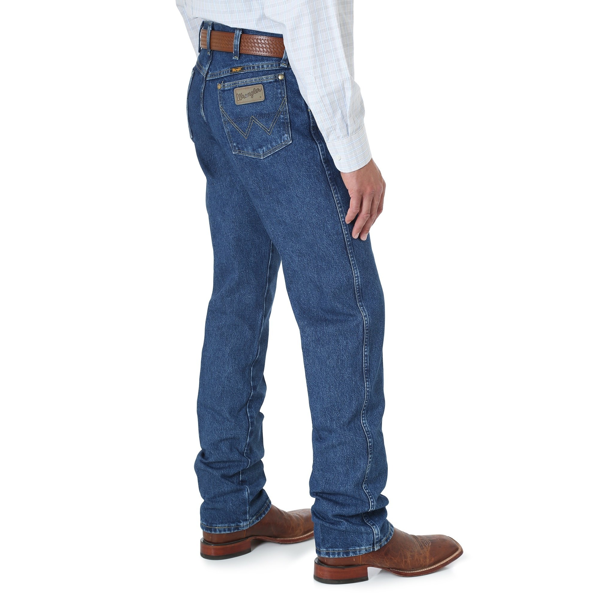 Wrangler Men's 936 Slim High Rise Slim Fit Boot Cut Jeans - Bleach