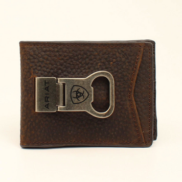 Ariat Accessories Brown Rowdy Bifold with Money Clip