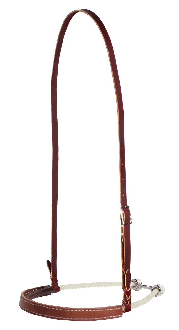 Professional's Choice Leather Covered Rope Noseband