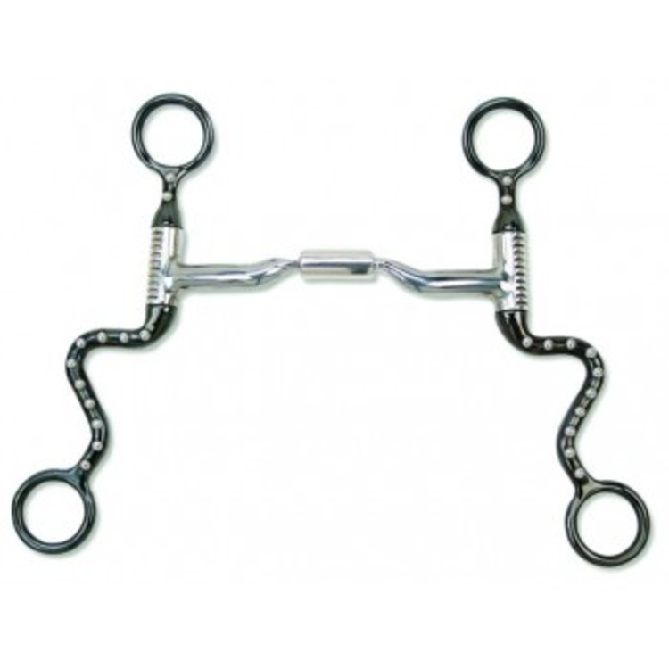 Myler Myler Black Seven Shank Low Port Comfort Snaffle