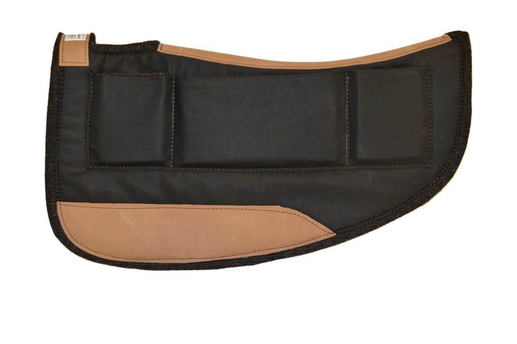 Diamond Wool Pad Company Contoured Relief Pad Round Black