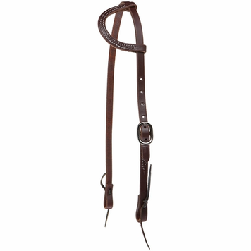 Berlin Custom Leather 5/8" Single Ear Oiled Headstall