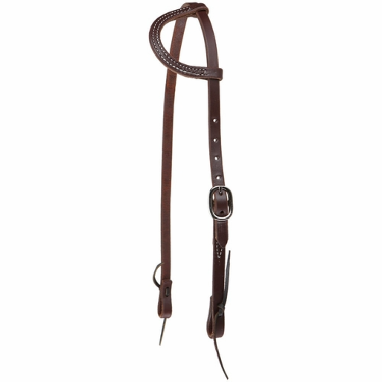 Berlin Custom Leather 5/8" Single Ear Oiled Headstall