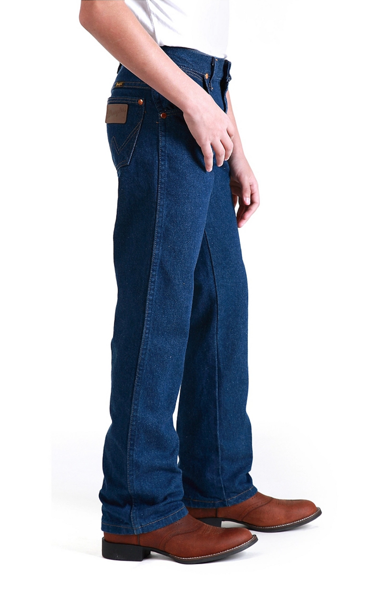 Wrangler Young Mens Cowboy Cut Original Fit 13MWS Prewashed Jeans