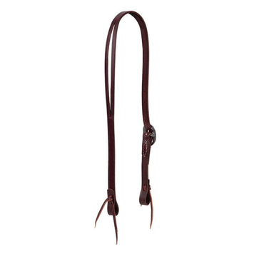 Weaver Leather Synergy 3/4" Burgundy Latigo Split Ear Headstall