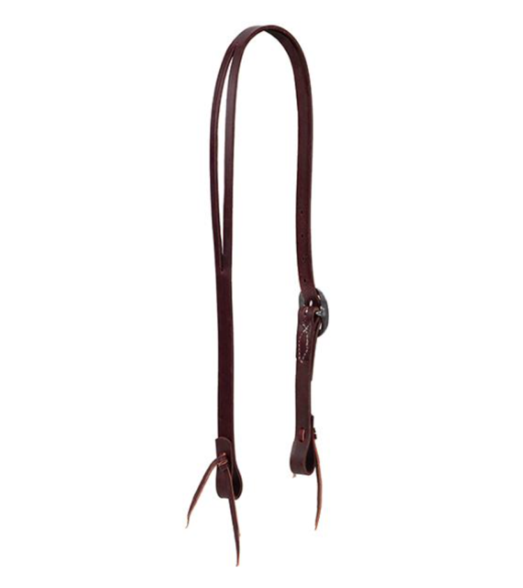 Weaver Leather Synergy 3/4" Burgundy Latigo Split Ear Headstall